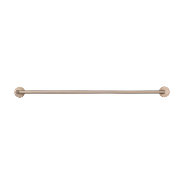 Meir Round Double Towel Rail 600mm - Champagne