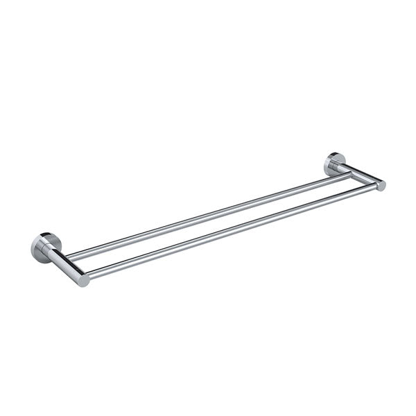Meir Round Double Towel Rail 600mm - Chrome