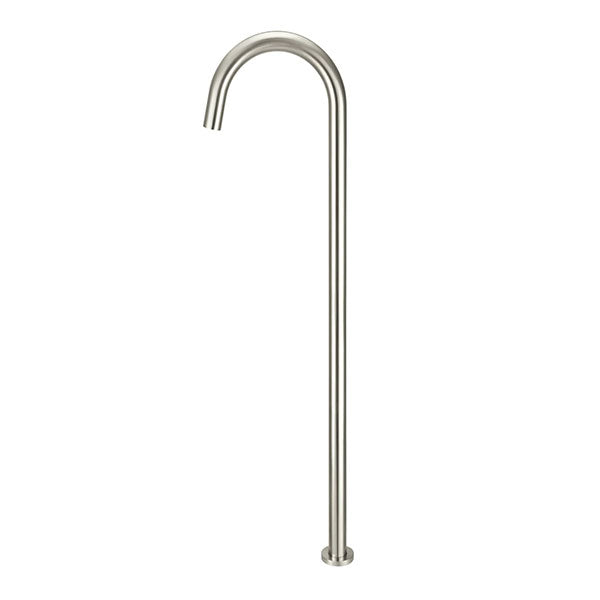 Meir Round Freestanding Bath Filler Brushed Nickel