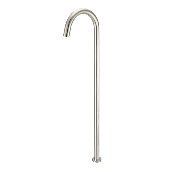 Meir Round Freestanding Bath Filler Brushed Nickel