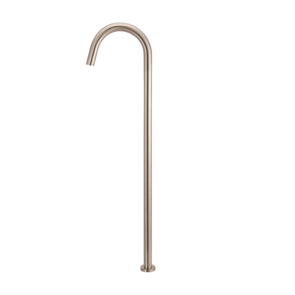 Meir Round Freestanding Bath Filler - Champagne