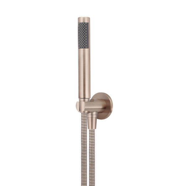 Meir Round Hand Shower on Bracket - Champagne