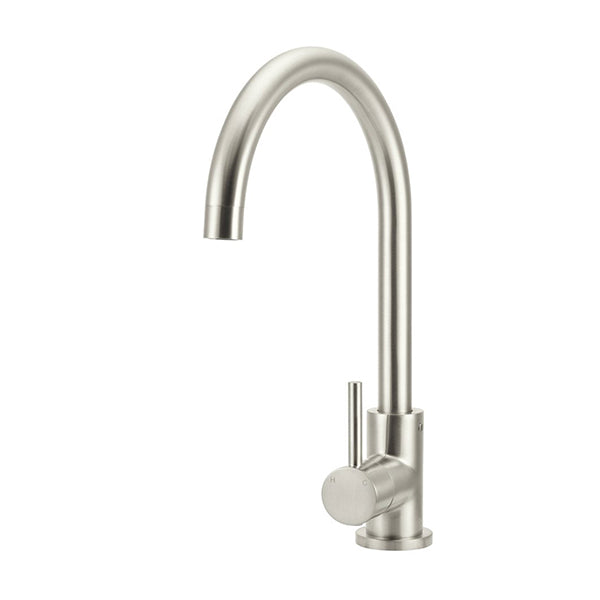 Meir Round Kitchen Sink Mixer - Brushed Nickel