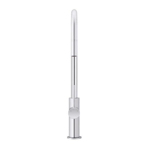Meir Round Piccola Pull Out Kitchen Mixer - Chrome