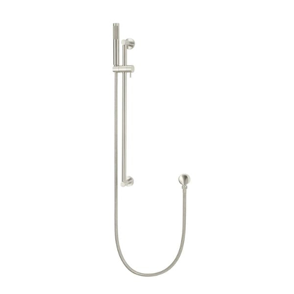 Meir Round Shower on Rail - Brushed Nickel