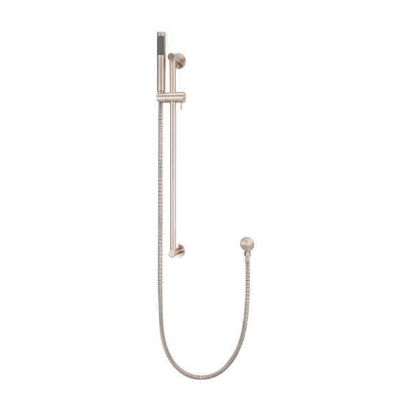Meir Round Shower on Rail - Champagne