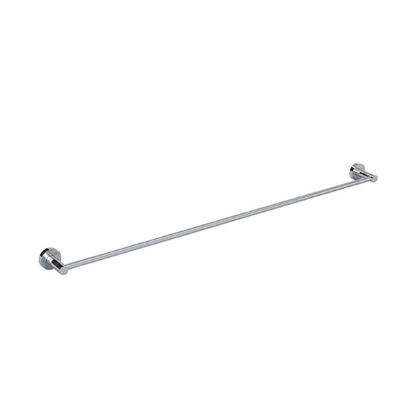 Meir Round Single Chrome Towel Rail 900mm