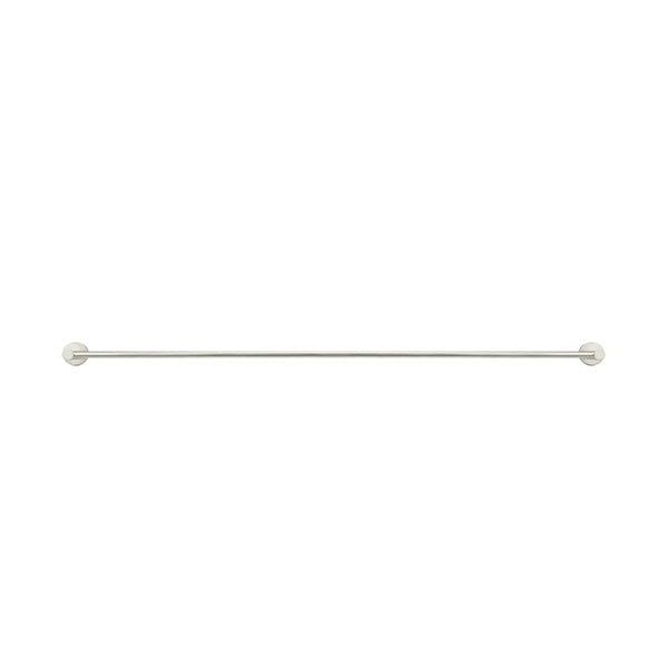 Meir Round Single Towel Rail Brushed Nickel 900mm