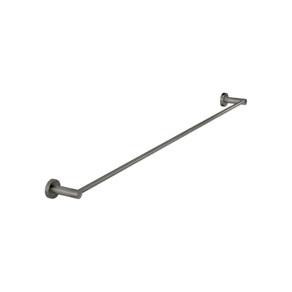 Meir Round Single Towel Rail 600mm - 900mm - Shadow