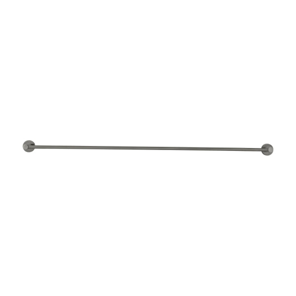 Meir Round Single Towel Rail 600mm - 900mm - Shadow