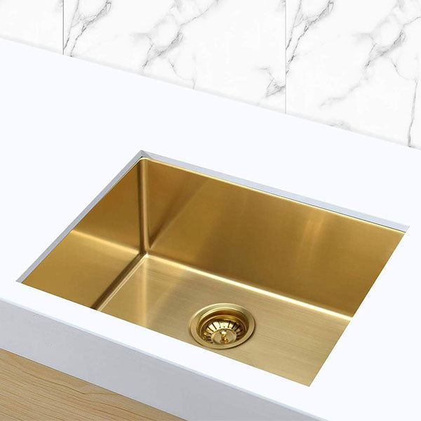 Meir Single Bowl PVD Kitchen Sink 450mm - Tiger Bronze