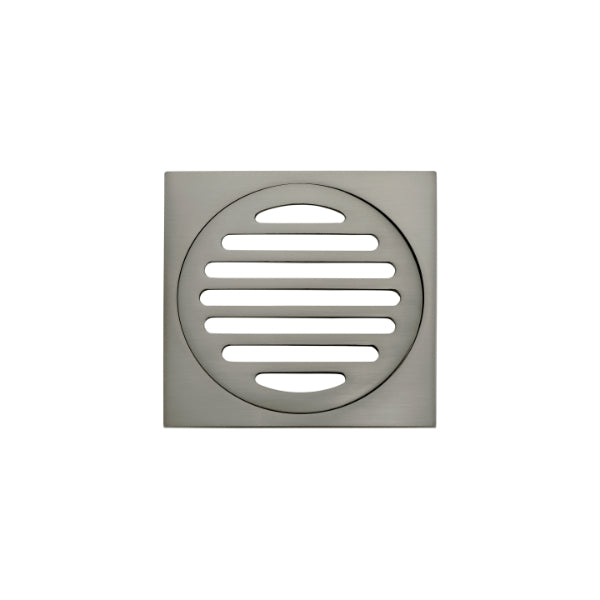 Meir Square Floor Grate Shower Drain 100mm Outlet - Shadow