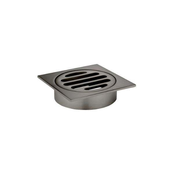 Meir Square Floor Grate Shower Drain 80mm Outlet - Shadow