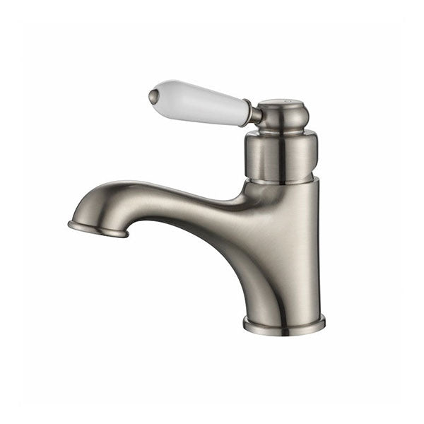 Modern National Bordeaux Basin Mixer Brushed Nickel