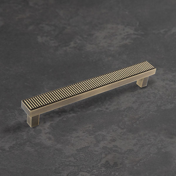 Momo Handles Barrington Bar Handle Dark Brushed Brass - The Blue Space