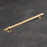 Momo Handles Belgravia Bar Pull 320mm Brushed Satin Brass - The Blue Space