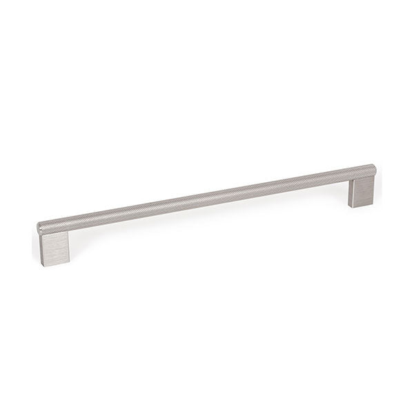 Momo Handles Graf Knurled D Handle Dull Brushed Nickel