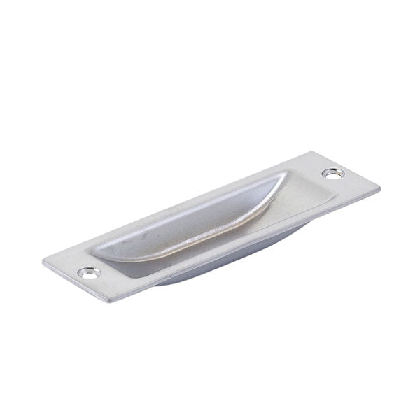 Momo Handles Jena Flush Pull Handle 114mm Satin Chrome