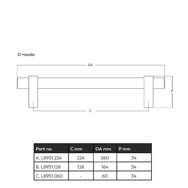Momo Handles Loreto Bar Pull Brushed Nickel