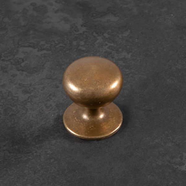 Momo Handles New Hampton Round Knob 32mm Bronze - The Blue Space