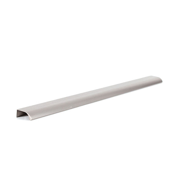 Momo Handles Ona Lip Pull Handle 544mm Dull Brushed Nickel -The Blue Space