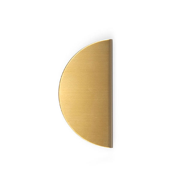 Momo Handles Sola Half Round Lip Pull Brushed Brass