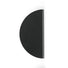 Momo Handles Sola Half Round Lip Pull 160mm Matt Black - The Blue Space