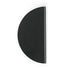 Momo Handles Sola Half Round Lip Pull 240mm Matt Black - The Blue Space