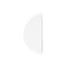 Momo Handles Sola Half Round Lip Pull 80mm White - The Blue Space