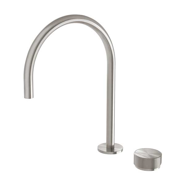 Phoenix Axia Hob Sink Mixer Set Brushed Nickel