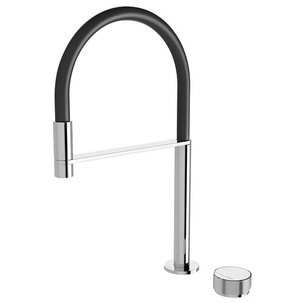 Phoenix Axia Hob Sink Mixer Set Flexible Hose Chrome