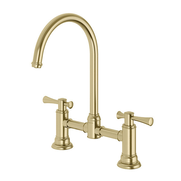 Phoenix Cromford Exposed Sink Set Brushed Gold - The Blue Space