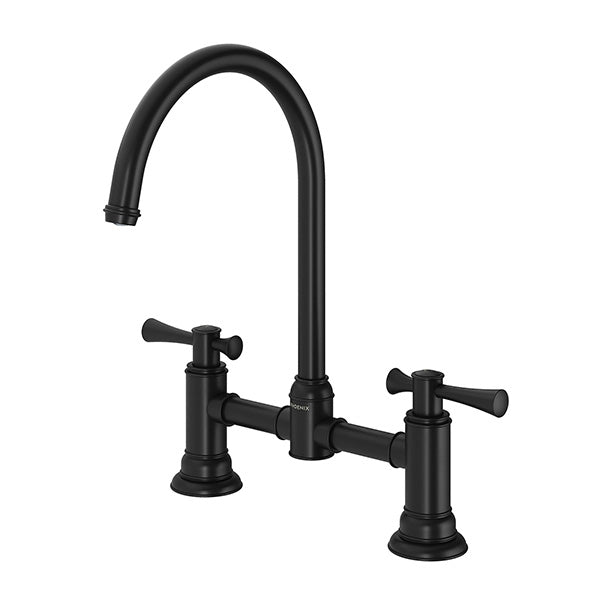Phoenix Cromford Exposed Sink Set Matte Black