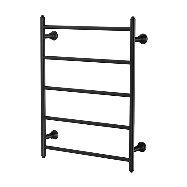 Phoenix Cromford Heated Towel Ladder 550mm Matte Black - The Blue Space
