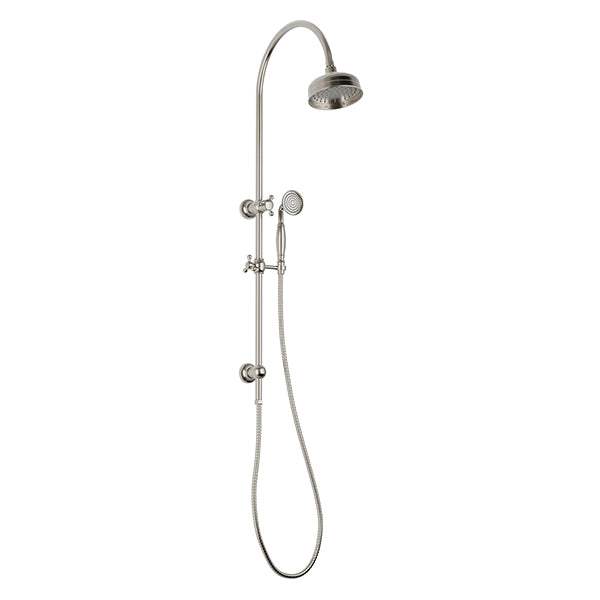 Phoenix Cromford Twin Shower Brushed Nickel