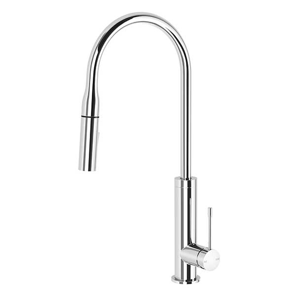 Phoenix Deja Pull Out Sink Mixer Chrome