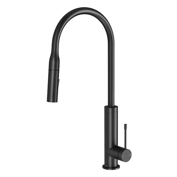 Phoenix Deja Pull Out Sink Mixer Matte Black