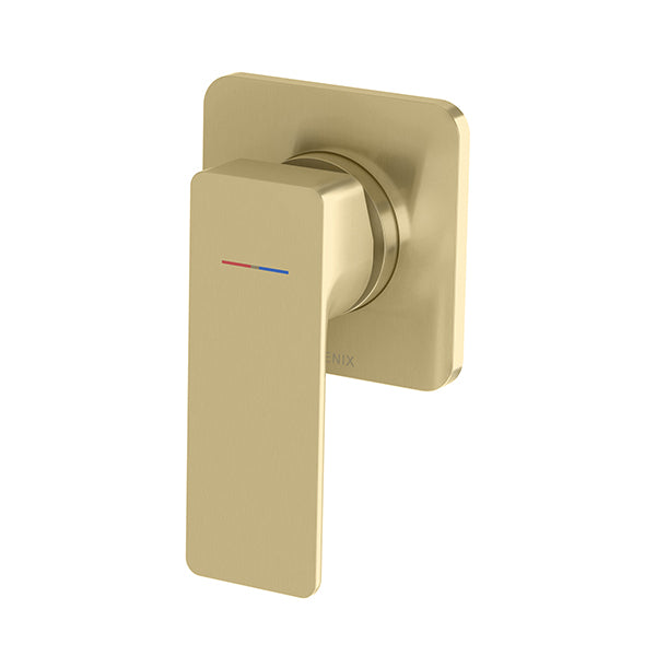 Phoenix Gloss MKII Shower / Wall Mixer Brushed Gold