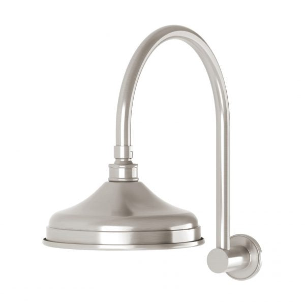 Phoenix Nostalgia Vintage Shower Arm & Rose Brushed Nickel - The Blue Space