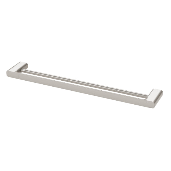 Phoenix Nuage Double Towel Rail 600mm - Brushed Nickel