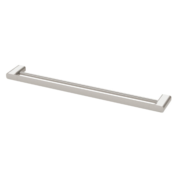 Phoenix Nuage Double Towel Rail 800mm - Brushed Nickel