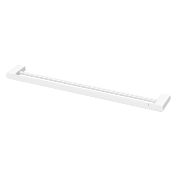 Phoenix Nuage Double Towel Rail 800mm - Matte White