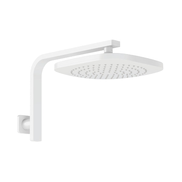 Phoenix Nuage Hi Rise Shower Arm & Rose Matte White