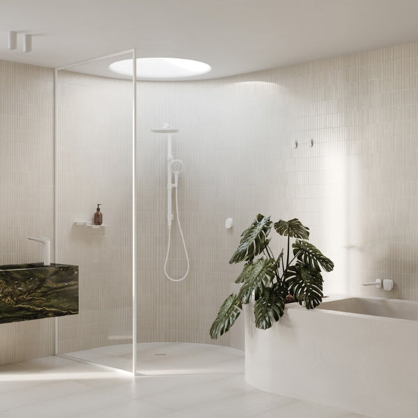 Phoenix Nuage Twin Shower Matte White