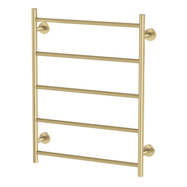 Phoenix Radii Heated Towel Ladder 550mm Brushed Gold