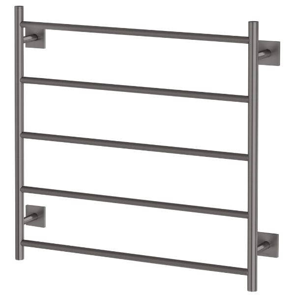 Phoenix Radii Heated Towel Ladder 750mm Brushed Carbon