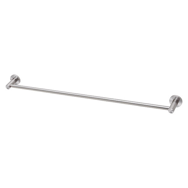 Phoenix Radii Stainless Steel Single Towel Rail Round Plate