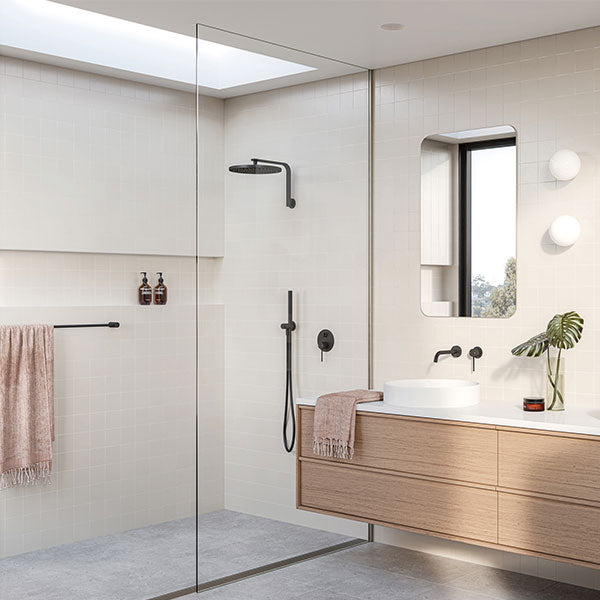 Phoenix Vivid Shower Rose 300mm Round - Brushed Nickel