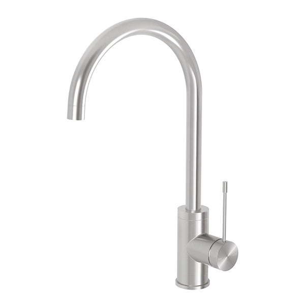 Phoenix Vivid Slimline 316 Stainless Steel Sink Mixer 200mm Gooseneck