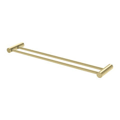 Phoenix Vivid Slimline Double Towel Rail Brushed Gold